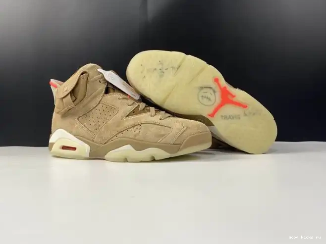 80% Off Sale British Air 6 DH0690-200 Khaki Retro Jordan Scott Travis 0605